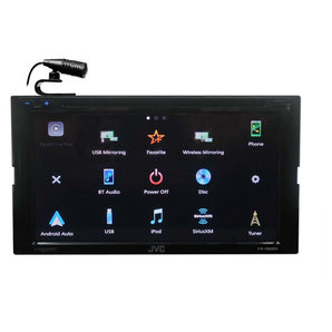 JVC KW-V960BW 6.8" Wireless Android/CarPlay Monitor Car DVD Receiver w/Bluetooth