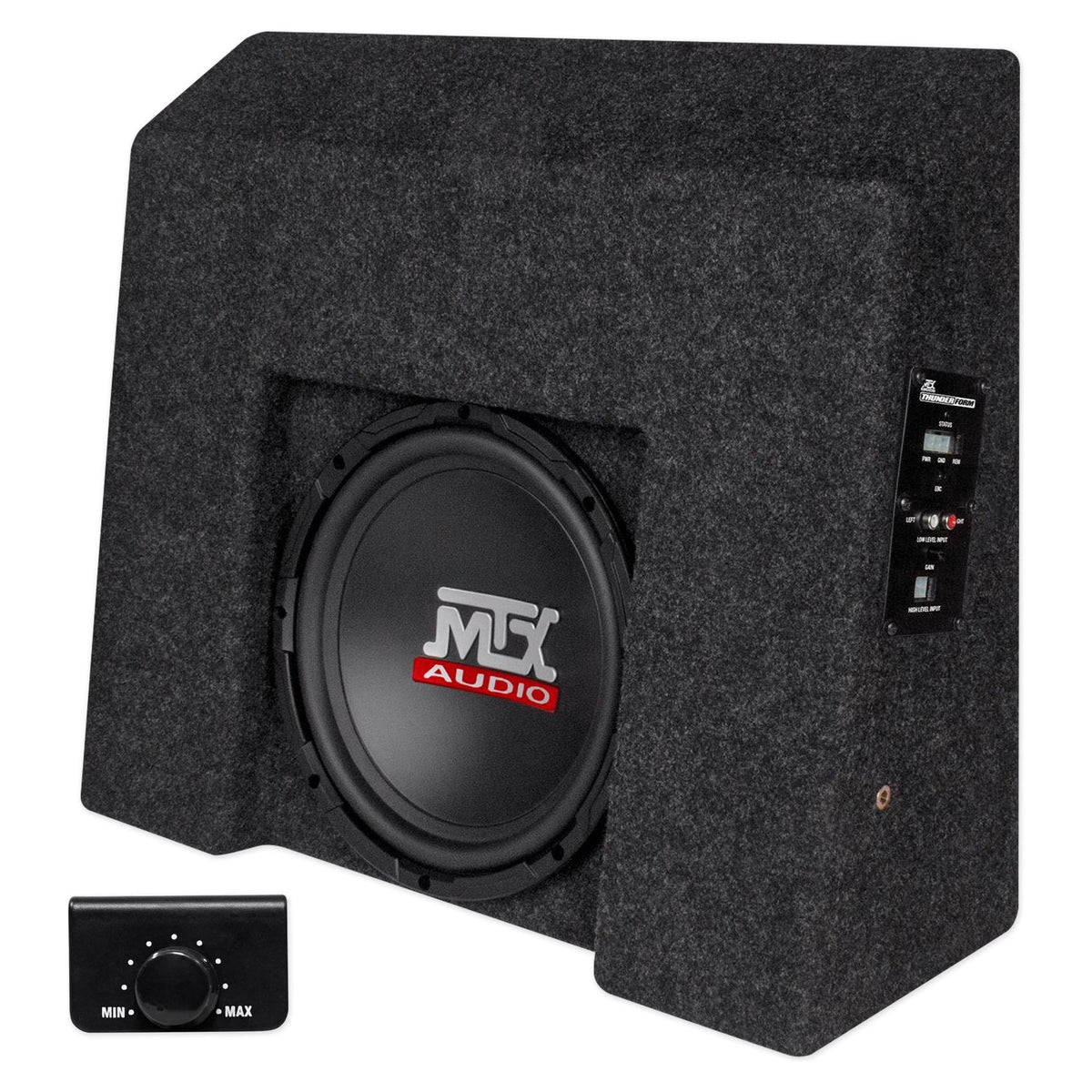 MTX Powered 10" Subwoofer Sub For 2007-2016 Chevrolet Silverado/GMC Sierra Crew
