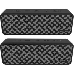 (2) Rockville Faze Black 50w Portable Bluetooth Speakers w/TWS Wireless Linking