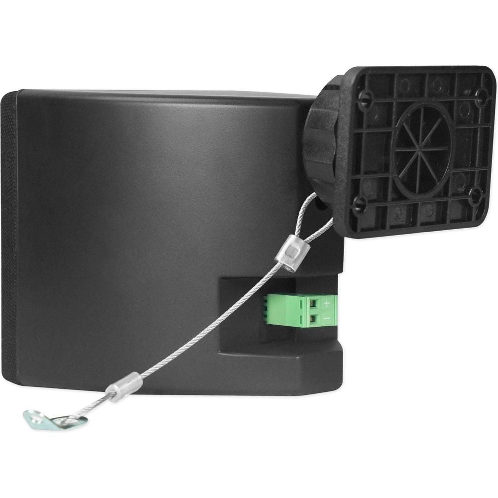 2-Room Home Audio Receiver Amp+(4) 3.5" Cube Speakers+Wall Controls