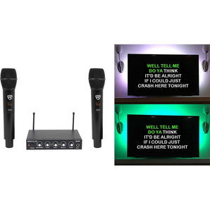Rockville RKI60 Karaoke Microphone System 4 ipad/iphone/Android/Laptop/TV+LED's