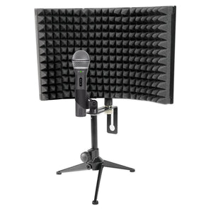 SAMSON Q2U USB+XLR Recording Podcast Dynamic Microphone+Cable+Clip+Vocal Shield