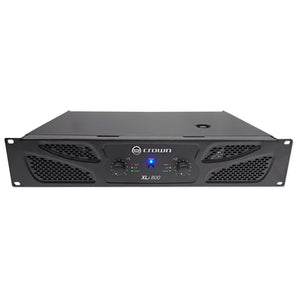 Crown Pro XLi800 600w 2 Channel DJ/PA Power Amplifier Amp XLI 800 + Headphones