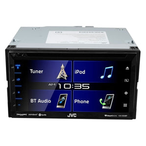 JVC KW-V350BT 6.2" Car DVD/Bluetooth Receiver Monitor w/iDatalink Maestro Ready