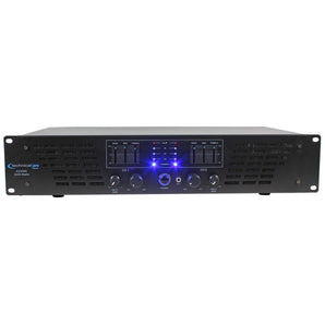 Technical Pro AX3000 3000 Watt 2 Channel 2U DJ Power Amplifier w/ 3 Band EQ