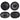 Pair American Bass SQ 6.5"+SQ 6.9 6x9" Car Audio Speakers w/ Neo Swivel Tweeters