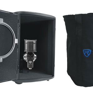 Rockville RCM PRO Studio/Recording Condenser Microphone + Sound Isolation Box