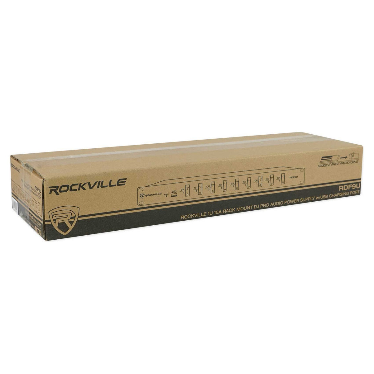 FX Par 9 Lights + RDF9U Power Strip Bundle