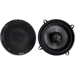 Pair American Bass SQ 5.25"+SQ 6.5" Car Audio Speakers+4-Channel Amplifier+Wires