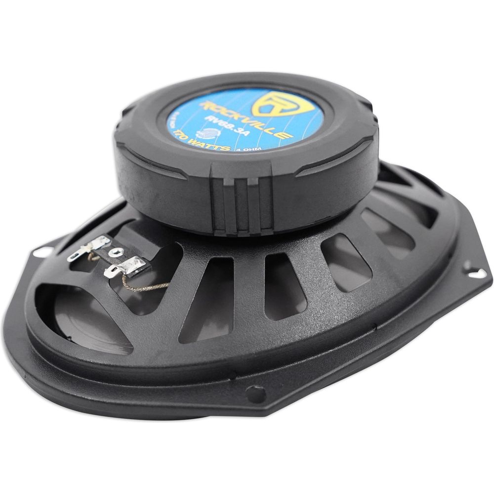 RV68.3A 6x8" Speakers 2-Pack + RXA-F1 Amplifier Bundle