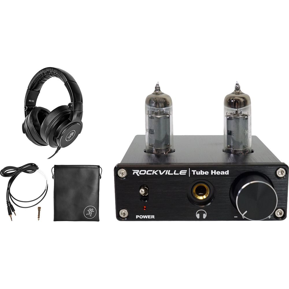 MC-150 Closed-Back Studio Monitoring Headphones+Tube Headphone Amp