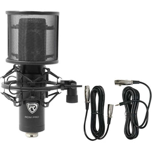 Rockville RCM PRO Studio/Recording Podcast Podcasting Condenser Microphone Mic
