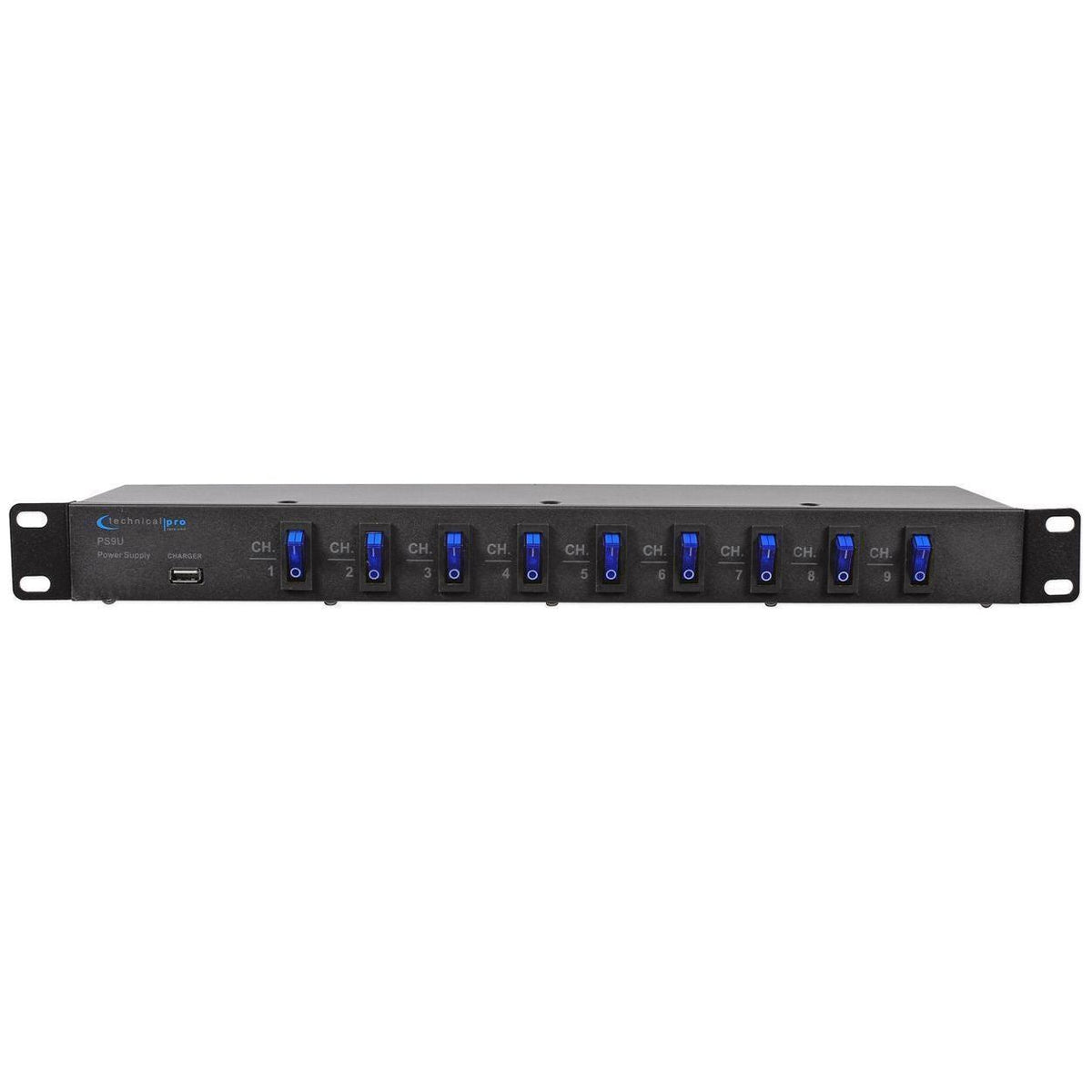 PS9U 1U Rack Mount Power Supply with USB Charging Port