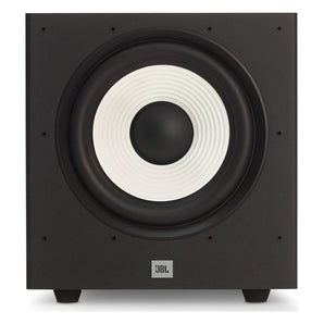 JBL A100P 10" 300 Watt Powered Home Audio Subwoofer Home Theater Sub in Black