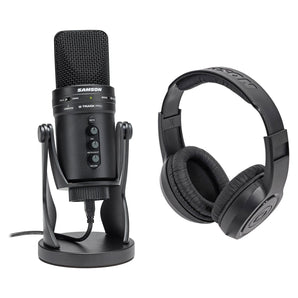 SAMSON G-Track Pro USB Recording Microphone+Built in Audio Interface+Headphones