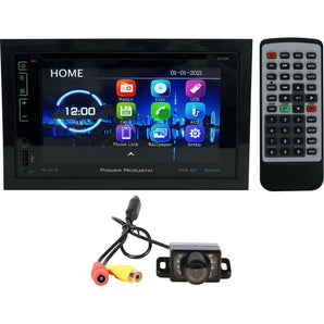 Power Acoustik PD-627B 6.2” Car Monitor DVD/CD Receiver w/Bluetooth/USB+Camera