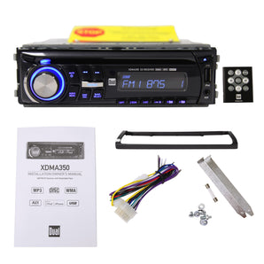 Dual XDMA350 Single DIN CD/MP3 Car Stereo Player Reciever W/USB/iPhone/AUX