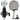 Rockville RCM03 Studio Recording Microphone+Shock Mount+Warm Audio Pop Filter