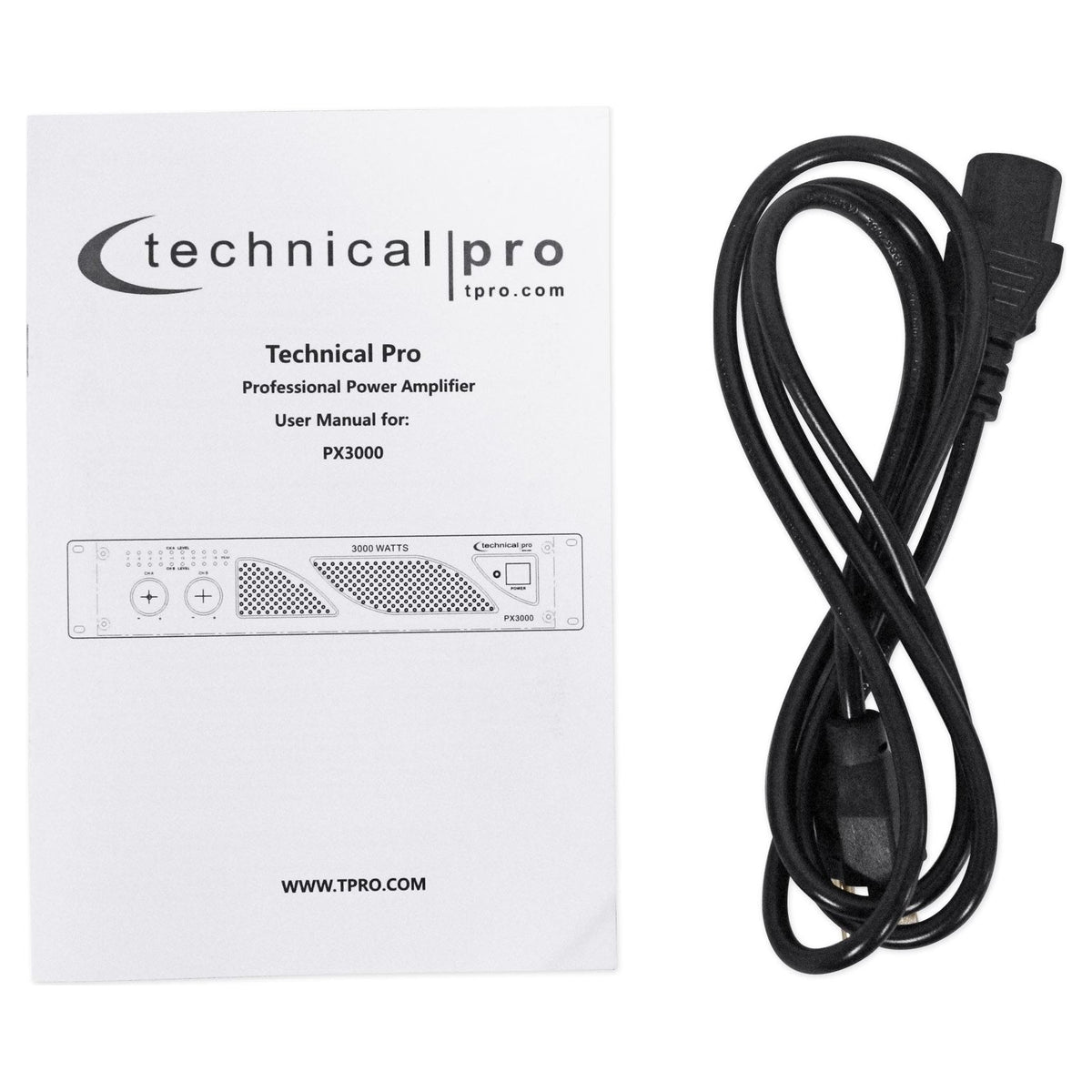 PX3000 2U 2-Channel 3000W Power DJ Amplifier
