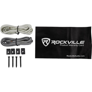 (2) Rockville RV69.4A 6x9" 1000w 4-Way Car Speakers+(2) 3.5" 200w 3-Way Speakers