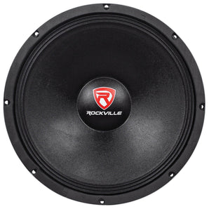 Rockville RVW1500P4 1500 Watt 15" Mid-Bass Driver Car Audio Speaker Mid-Range