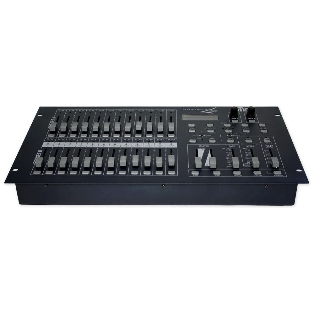 STAGE DESIGNER 50 Controller with (2) DMX Cables