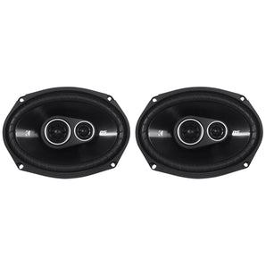 (2) Kicker 43DSC69304 DSC6930 6x9 360w 3-Way Car Speakers+(2) Enclosures DS693