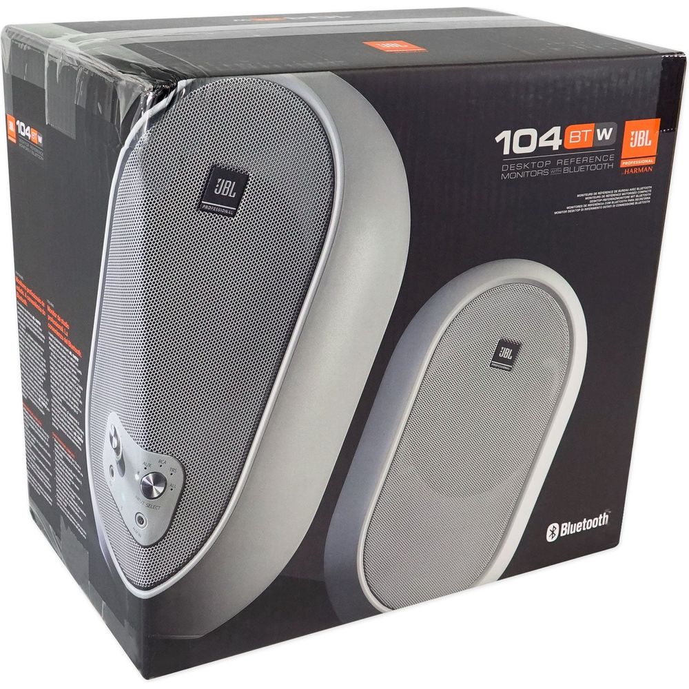 Pair 104 Powered Studio Monitors w/Bluetooth + Recording Microphone 104SET-BTW