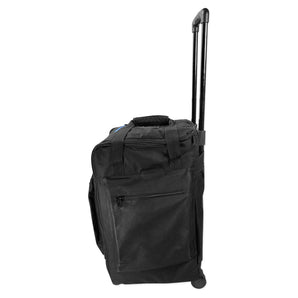 Rockville Rolling Travel Bag For Pair 5", 6", 8" Studio Monitors + Accessories