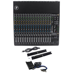 Mackie 1604VLZ4 16-Channel Compact Analog Mixer w/ 16 ONYX Preamps+Snake Cable