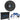 Rockville K5 W15K5S2 15" 2000w 2 Ohm Car Audio Subwoofer+Mono Amplifier+Amp Kit