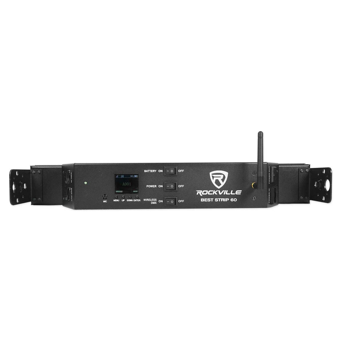 Best Strip 60 Black 6-Pack + ROCKFORCE W2 DMX Controller Bundle