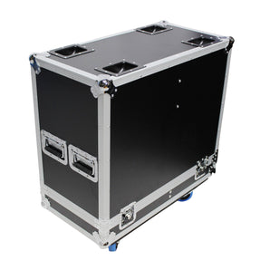 ProX X-QSC-KW152 ATA Flight/Road Case For (2) QSC KW152 Speakers with Wheels