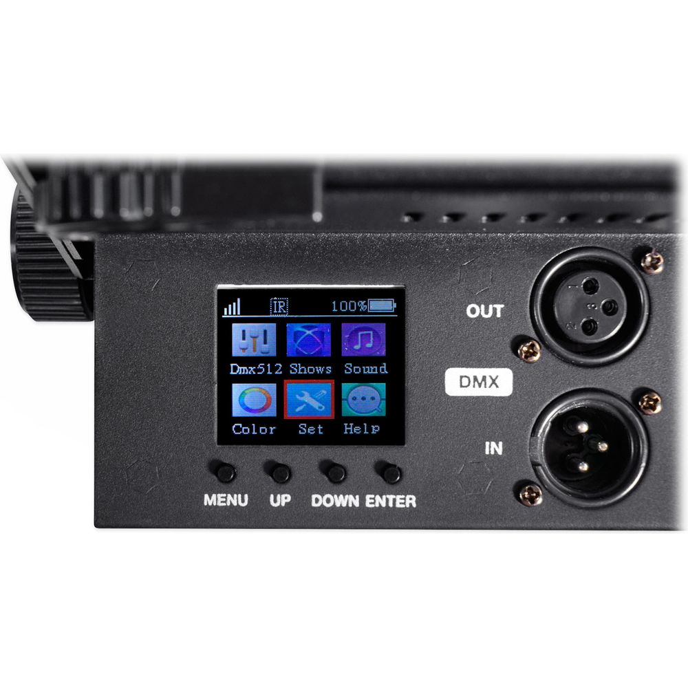 (2) BEST PAR 60 Rechargeable Wash Lights w/Wireless DMX Controller
