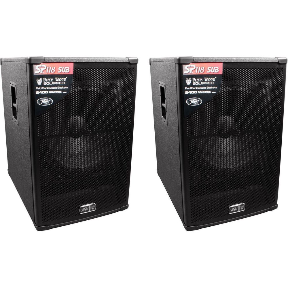 Peavey Black Widow 18 Subwoofer Speaker Peavey Black Widow Peavey