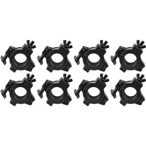 (8) American DJ O-Clamp/1.5 360 Degree Wrap Around Truss Clamps