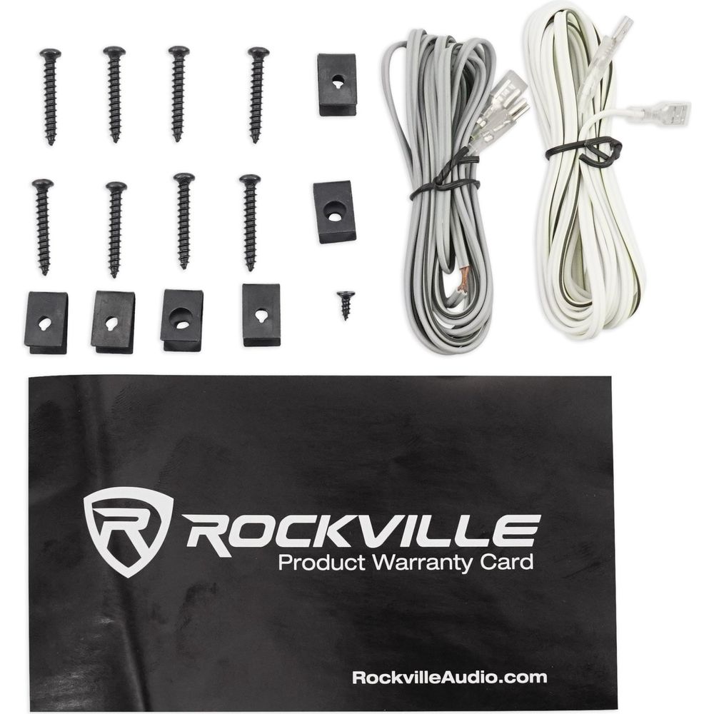 4" Rockville Door Speaker Replacement Kit For 1984-1991 Cadillac Seville