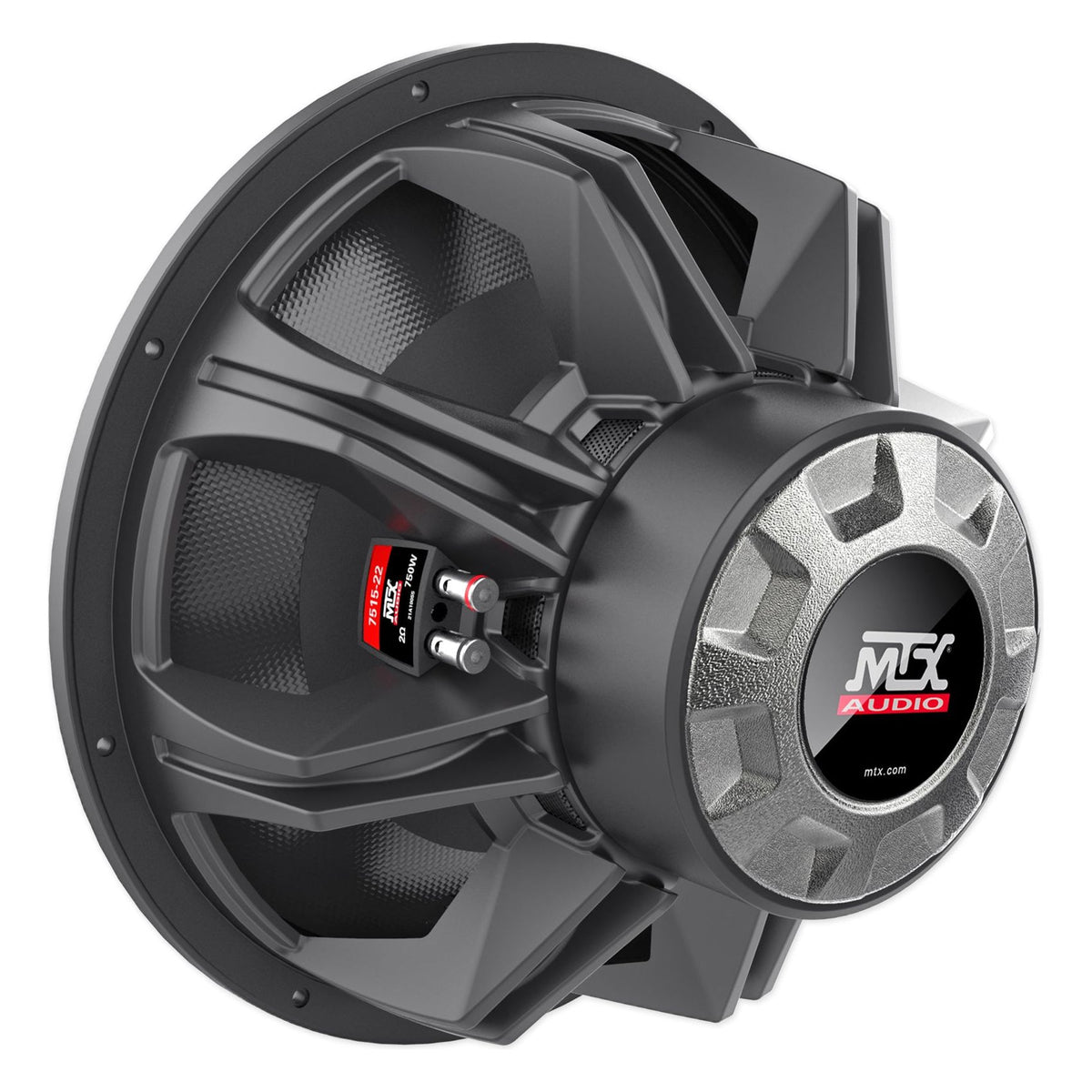 MTX 7515-22 15" 1500w Peak/750w RMS Competition Subwoofer DVC 2ohm Car Audio Sub