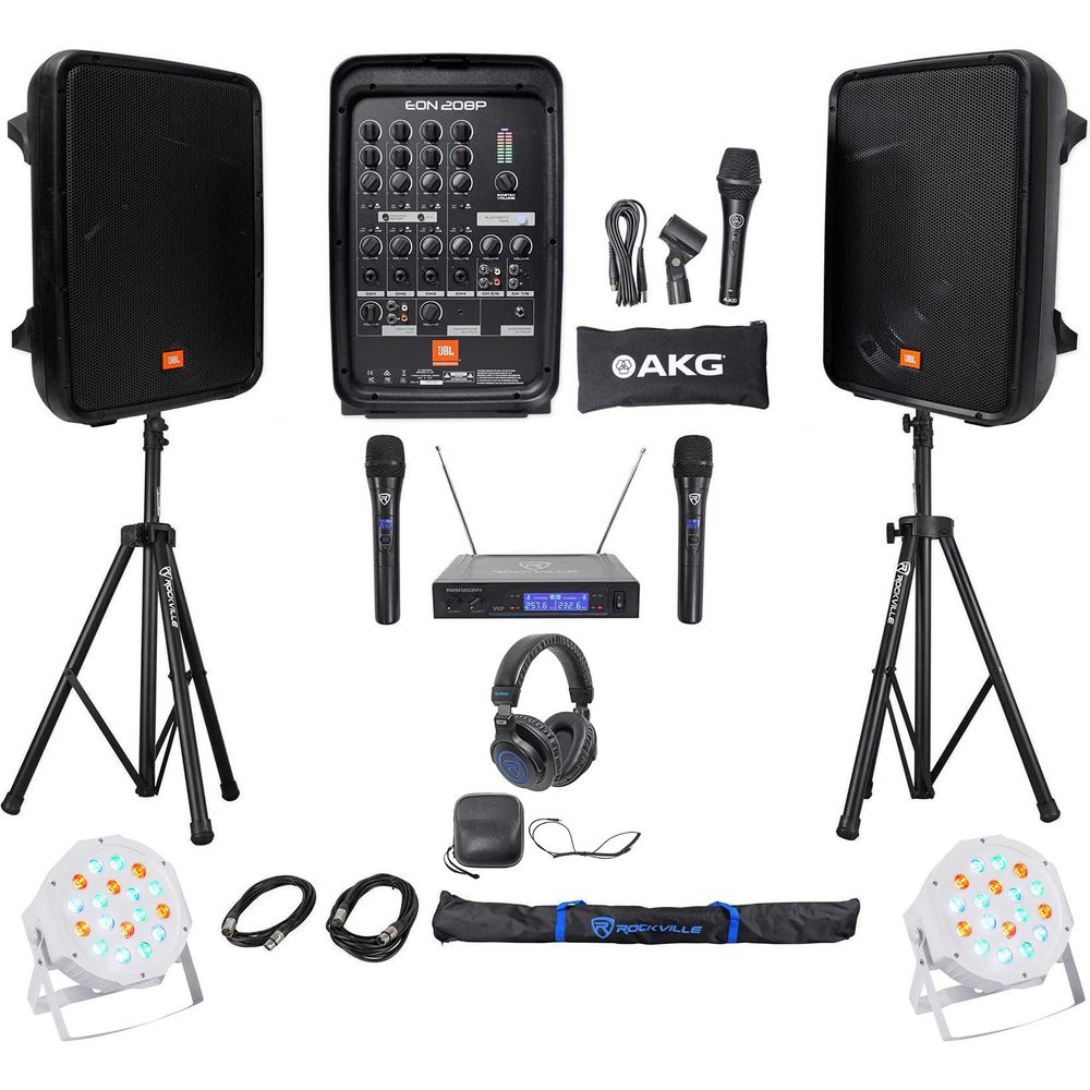 EON208P + RVSS2-XLR + RWM1203VH + DJ1500 1