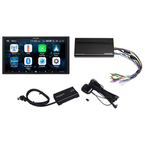 ALPINE iLX-W650 7" Digital Media Bluetooth Carplay Receiver+XM Tuner+Power Pack