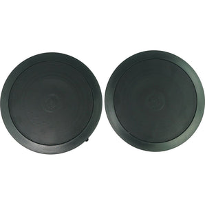 (8) Rockville CC65T Black 6.5" Commercial 70v Ceiling Speakers For Restaurant