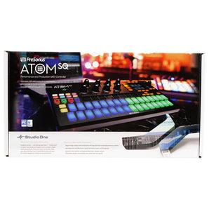 PRESONUS ATOM SQ MIDI USB Ableton DJ Pad Controller+Backpack+Mic+Cable+Case