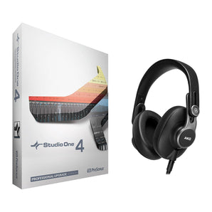 Presonus Studio One 4 Pro Upgrade from Artist/Producer+AKG Bluetooth Headphones