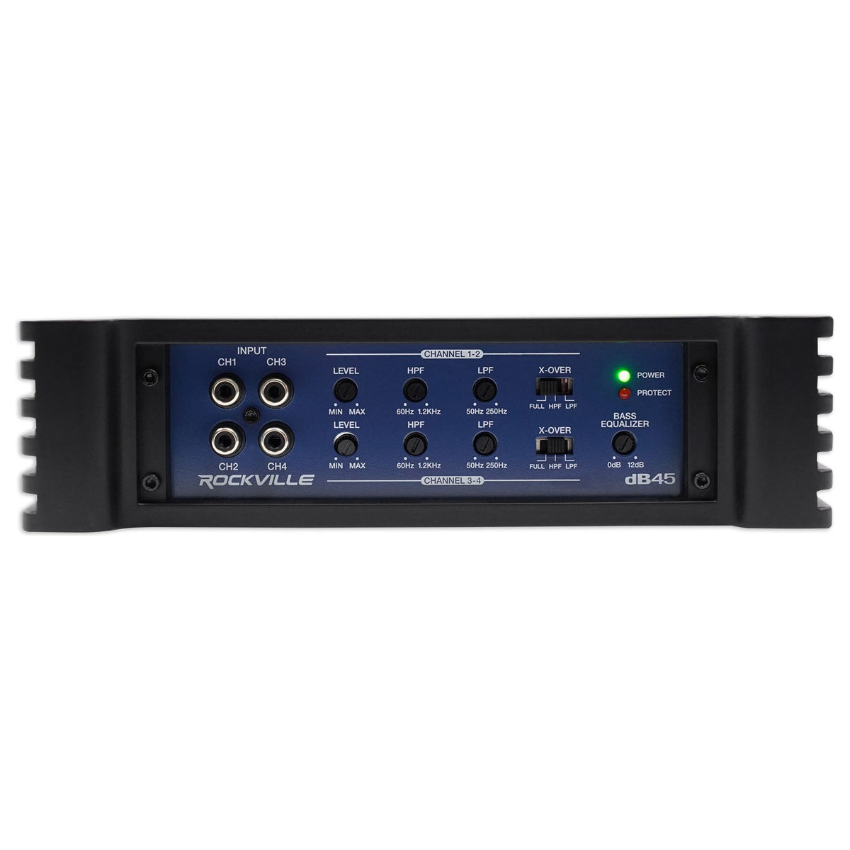 dB45 4-Channel Amplifier + 4 AWG 4-Channel Kit Bundle