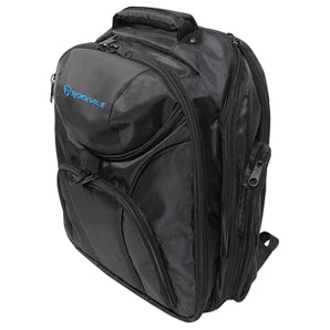 Rockville Travel Case Backpack Bag For Pioneer DDJ-WEGO4-K DJ Controller