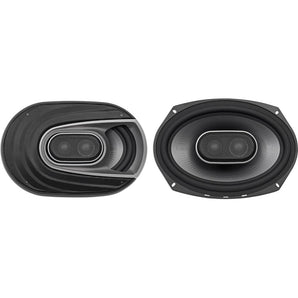 2) Polk Audio MM692 6x9”+MM652 6.5" Car Speakers+Amp+Wire Kit+Rockmat+Headphones