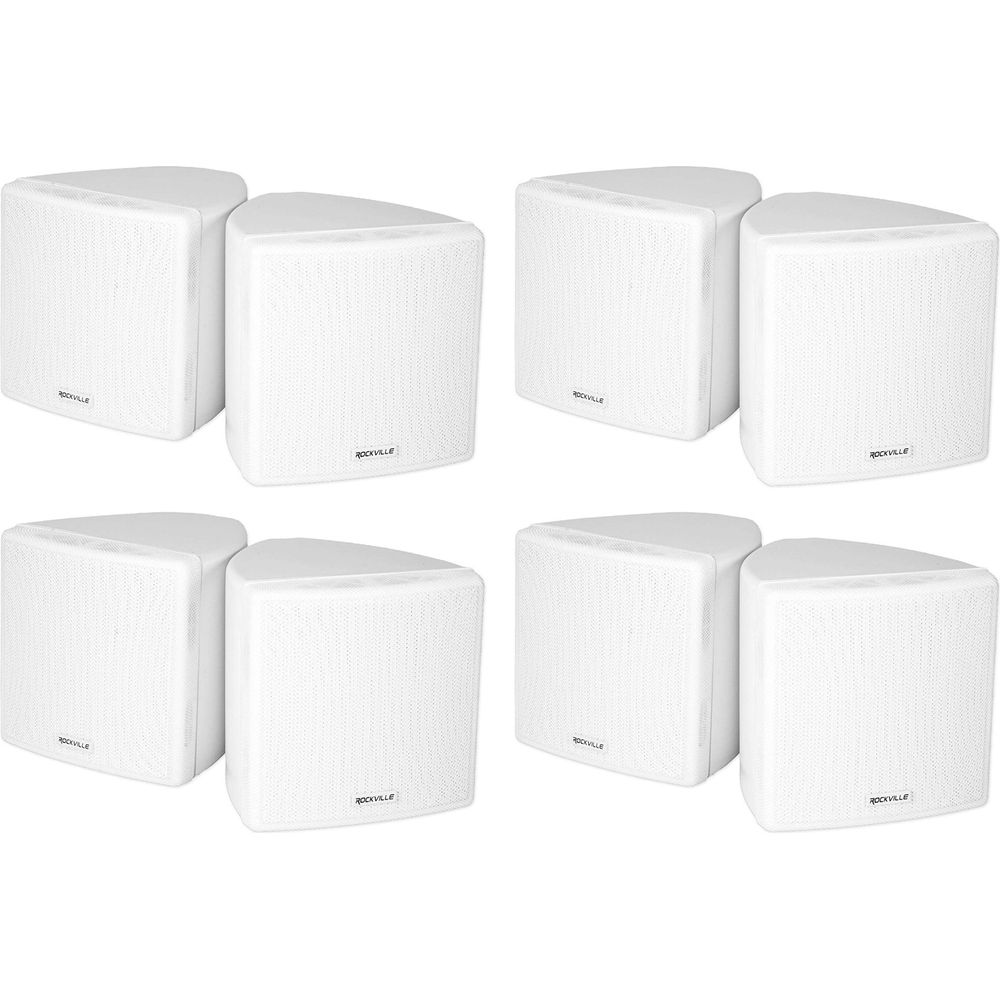 Cube 70v White 4-Pair