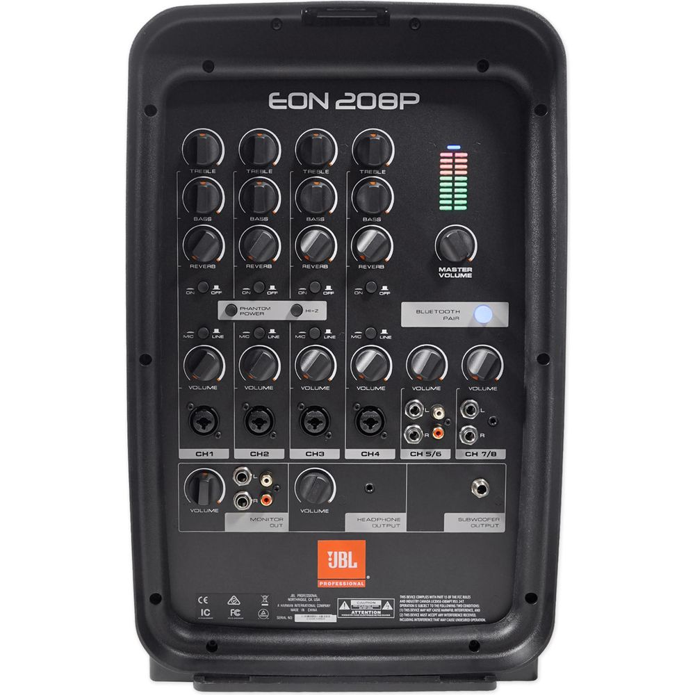 EON208P PA System with Wireless Mics & Stands