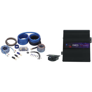 Marts Digital MXB 3000 1 OHM 3000w RMS Mono Car Amplifier+Volt Meter+Amp Kit