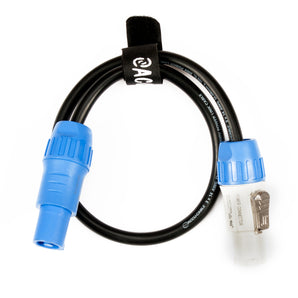 American DJ ADJ SPLC1 1.5 Foot Locking Power Connector Link Cable